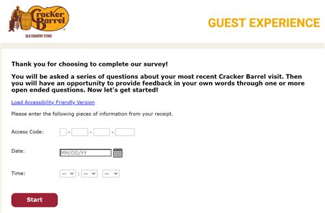 cracker barrel survey sweepstakes rules|Cracker Barrel U Official Rules